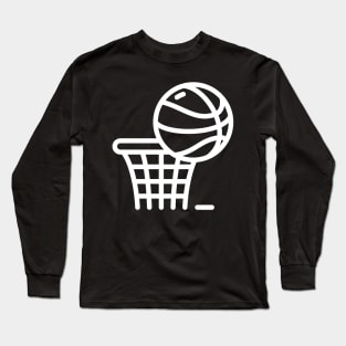 Basketball Basket Long Sleeve T-Shirt